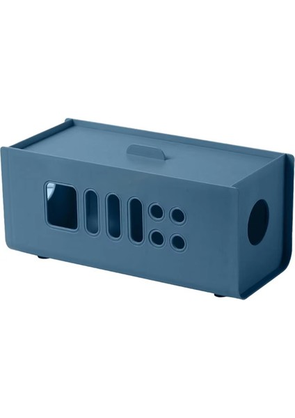 Masa Için Kablo Düzenleyici Kutusu - Elektrik Prizi Depolama, Güç Kablosu Tutucu, Masaüstü Tak-Çıkar Panosu Yönetimi C (Yurt Dışından)