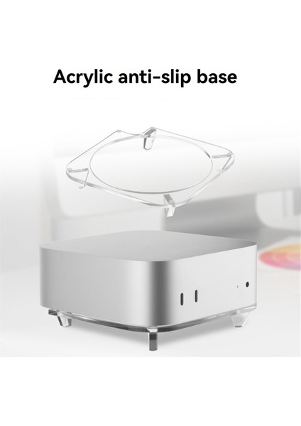 Mac Mini M4 2024 Stand Akrilik Masaüstü Montaj Tutucu Isı Dağılımı, Yerden Tasarruf, Güç Düğmesine Kolay Erişim (Yurt Dışından) fırsatları