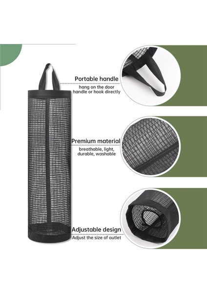 Plastik Poşet Depolama Rafı Askılı Saklama Poşeti Dağıtıcısı Çöp Poşeti Düzenleyicisi Evsel Geri Dönüşüm Alışveriş Poşetleri (Yurt Dışından) fiyatları