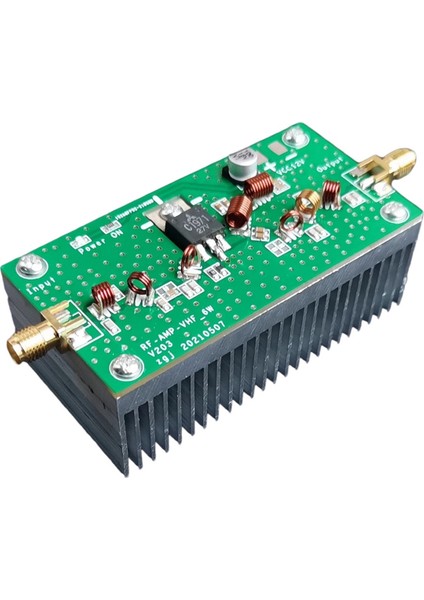6W Rf Güç Amplifikatörü Vhf Fm 88-108MHZ 12V Amatör Radyo Fm Vericisi Telsiz Rf Amp (Yurt Dışından)