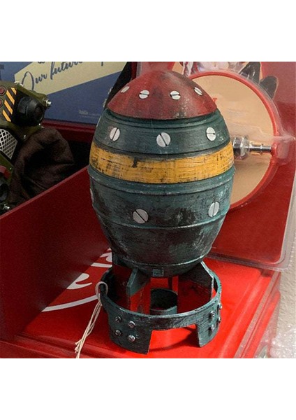 Mini Nükleer Bomba Saklama Kutusu Retro Figürler Masaüstü Sanat El Sanatları Dekorasyon Ev Yatak Odası Ofis Masaüstü (Yurt Dışından) fiyatları