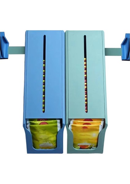 Duvara Monte Çay Poşeti Tutucu - Tezgah Üstü Depolama Için Çift Mutfak Düzenleyici, Ev, Stüdyo ve Restoran Kullanımı Için Ideal (Yurt Dışından)