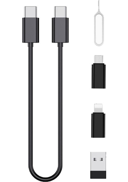 PD60W USB C'den Type C'ye Kablo Hızlı Şarj Seyahat Çok Fonksiyonlu USB Adaptörü Sd Kart Saklama Kutusu (Yurt Dışından) fırsatları