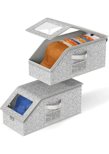 Adet Beyzbol Şapkaları Için Istife Edilebilir Şapka Depolama, 24 Şapkaya Kadar Tutar Dolap Için Şapka Düzenleyici, Kartonlu Şapka Kutuları (Yurt Dışından) fırsatları