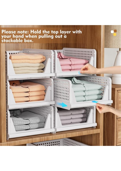 Istiflenebilir Gardırop Saklama Kutusu Çok Işlevli Katlanabilir Gardırop Saklama Için Uygun Giysi Çekmecesi Saklama Kutusu (Yurt Dışından) modelleri