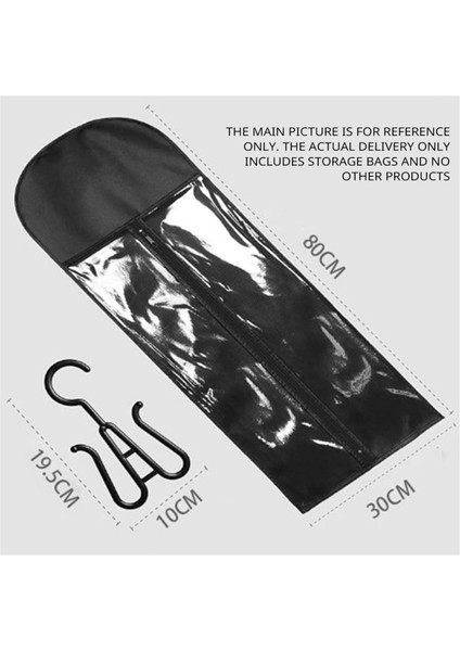6 Adet Uzun Saç Uzatma Saklama Çantası Dokumasız Toz Geçirmez Peruk Taşıma Çantaları Askılı Ev Salon Organizatörü (Yurt Dışından) fiyatları