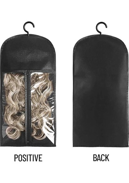6 Adet Uzun Saç Uzatma Saklama Çantası Dokumasız Toz Geçirmez Peruk Taşıma Çantaları Askılı Ev Salon Organizatörü (Yurt Dışından) modelleri