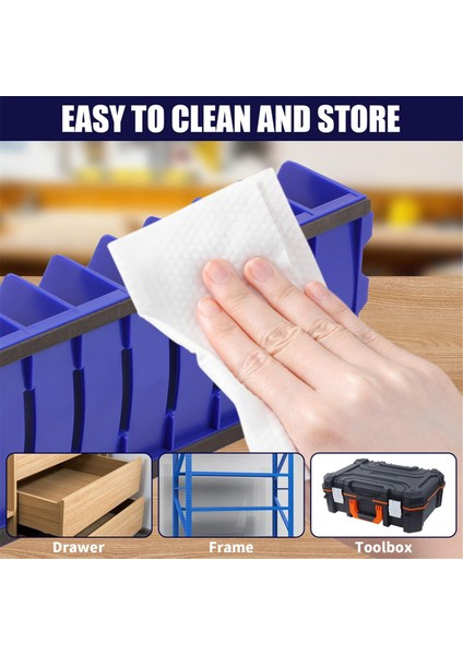 Alet Kutusu Düzenleyici, Kaymaz Kauçuk Tabanlı 10 Yuvalı Pense Düzenleyici Rafı, Uzatılabilir Pense Tutucu ve Kesici Rafları (Yurt Dışından) indirimleri