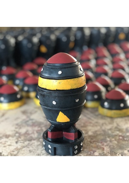 Mini Nükleer Bomba Saklama Kutusu Retro Figürler Masaüstü Sanat El Sanatları Dekorasyon Ev Yatak Odası Ofis Masaüstü (Yurt Dışından) indirimleri