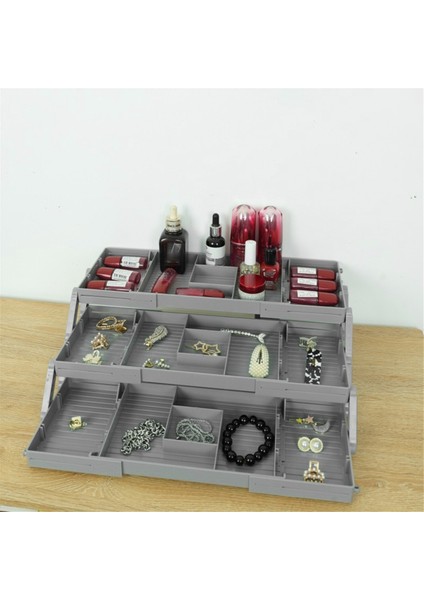 Katlanır Çekmece Düzenleyici Tepsi - Küpeler, Ofis, Banyo ve Mutfak Aksesuarları Için Katlanır Mücevher Depolama (Yurt Dışından) fiyatları