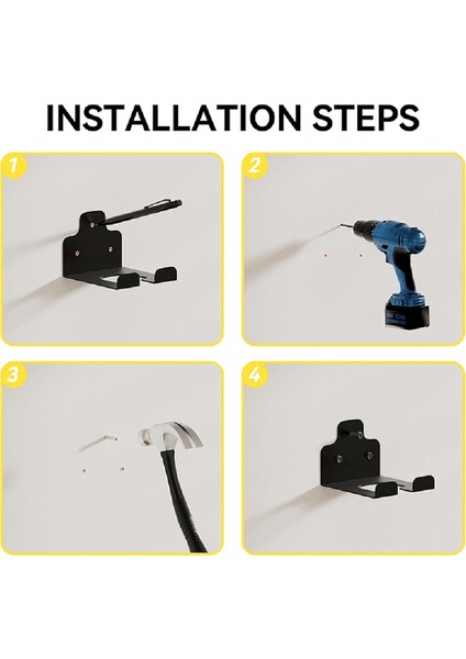 Garaj Düzenleyici Kesme Makinesi Rafı, Bahçe Alet Askısı Yabani Ot Kesme Makinesi Tutucu Duvara Monte Garaj Kesme Makinesi Için, 2 Paket (Yurt Dışından) indirimleri