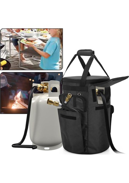 Açık Hava 20 Lb Propan Tank Çantası, Taşınabilir Propan Gaz Tankı Kılıfı, Cepler ve Açık Hava Için Taşıma Sapları, Sadece Çanta (Yurt Dışından) fırsatları