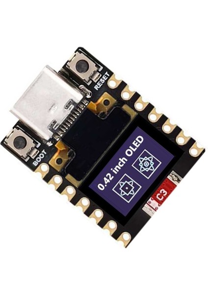 ESP32-S3 Mını Geliştirme Kartı 0,42 Inç OLED Ekranla 2,4 Ghz Wi-Fi ve Bluetooth5 Rısc-V Düşük Güç Desteği (Yurt Dışından) fırsatları