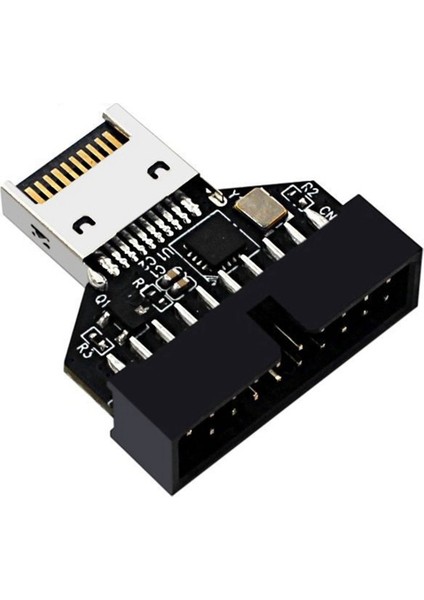 Usb3 Type-E 20PIN'DEN USB 19P Şasi Önü Anakart Type-E Genişleme Kartı Type-E Arayüzünü USB 19P'YE Dönüştürün (Yurt Dışından)
