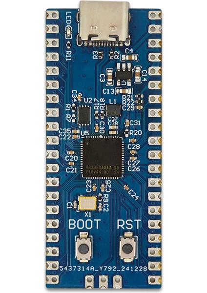 Raspberry Pi Pico 2 RP2350 Geliştirme Kartı Desteği Raspberry Pi Pico 2 ile Uyumlu Bilgisayar USB Tanıma (Yurt Dışından)