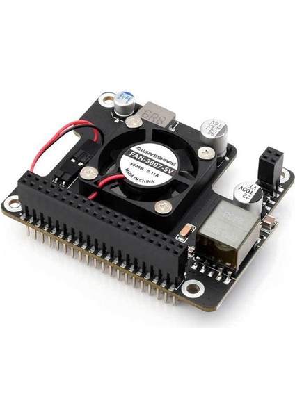 Rdk X5 Poe Modülü Ethernet Üzerinden Güç Genişletme Kartı Ieee 802.3AF/AT D-Robotics Rdk X5 Için Yerleşik Soğutma Fanı (Yurt Dışından) indirimleri