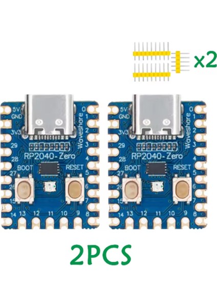 Raspberry Pi Mikrodenetleyici Pıco Geliştirme Kartı Için RP2040 RP2040-ZERO Modülü Çift Çekirdekli Cortex M0+ Işlemci 2mb (Yurt Dışından) fiyatları