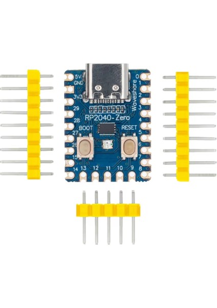 Raspberry Pi Mikrodenetleyici Pıco Geliştirme Kartı Için RP2040 RP2040-ZERO Modülü Çift Çekirdekli Cortex M0+ Işlemci 2mb (Yurt Dışından) fırsatları
