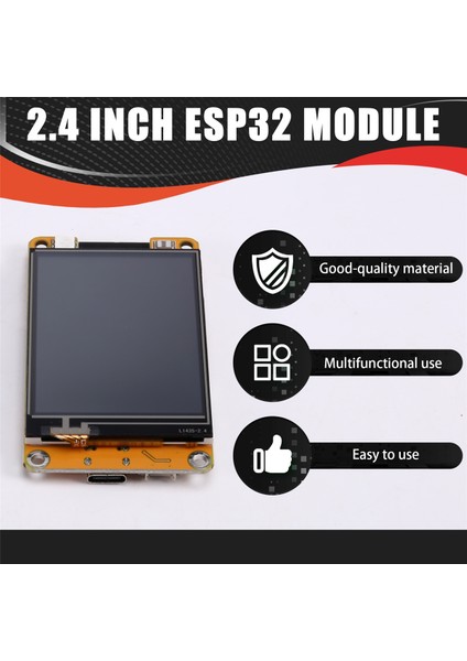ESP32 Wıfı ve Bluetooth Geliştirme Kartı 2.4 Inç LCD Tft Modülü 240X320 Dokunmatik Akıllı Ekran Wroom (Yurt Dışından) fırsatları