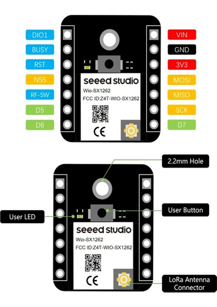 ESP32 S3 Geliştirme Kartı Kiti, Xıao ESP32S3, SX126, 868MHZ 915MHZ Anten, Wifi, Meshtastic/lora/lorawan Için Bluetooth (Yurt Dışından)