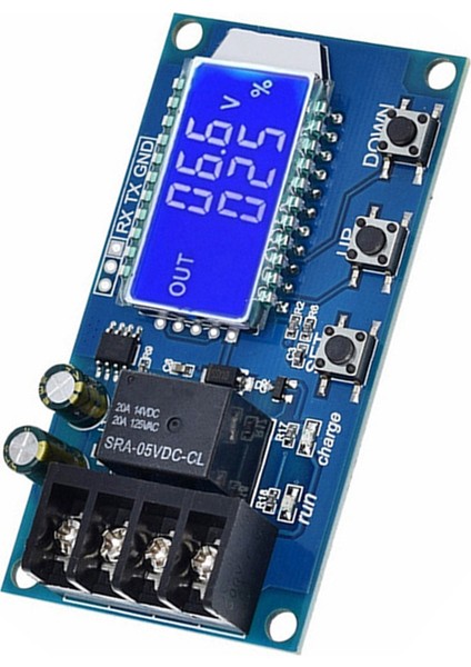Kurşun-Asit Lityum Pil Şarj Modülü 6-60V 10A LCD Ekran Kontrolü Aşırı Şarj Koruması Kartı Otomatik Şarj (Yurt Dışından)