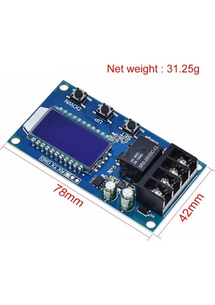 Kurşun-Asit Lityum Pil Şarj Modülü 6-60V 10A LCD Ekran Kontrolü Aşırı Şarj Koruması Kartı Otomatik Şarj (Yurt Dışından) fırsatları