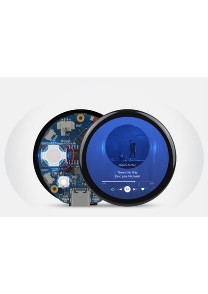 ESP32 S3 Geliştirme Kartı 1.46 Inç Yuvarlak LCD 1.46 Inç Ekran 412X412 QMI8658 Sensör/mıc/sd/mp3 Ses Kapaksız Panel (Yurt Dışından) modelleri