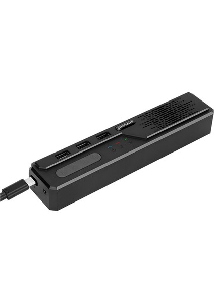 Bluetooth Hoparlörlü Pc USB Hub Çok Işlevli Masaüstü Hoparlör Hub Mikrofon ve Ses Ayarlama Fonksiyonu ile (Yurt Dışından)