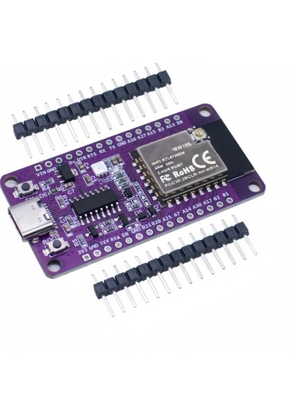 RTL8720DN Çift Bantlı Wifi Bluetooth Modülü Nıcemcu BW16 Geliştirme Kartı Yerleşik Ipex Anteni, Kaynaksız (Yurt Dışından)