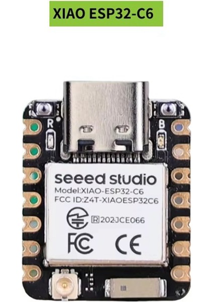 Xıao ESP32C6-2.4 Ghz Wifi 6, Zigbee Thread Için Bluetooth 5.3 (802.15.4), Esp Rain Maker, Aws Iot, Microsoft Azure 2 Adet (Yurt Dışından) fiyatları