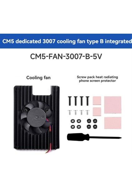 3007 Raspberry Pi Compute Modülü 5 Için Soğutma Fanı 5V 8000RPM Pwm Radyatör Alüminyum Alaşımlı Isı Emici Cm5 Için (Yurt Dışından) modelleri