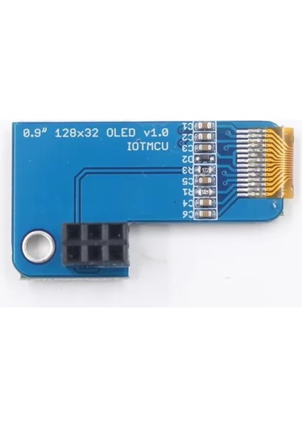 0.91 Inç OLED 128X32 I2C Iıc SSD1306 Mavi OLED Ekran Modülü Rpı Raspberry Pi 1, B+, 2, 3 ve Sıfır Için (Yurt Dışından) modelleri