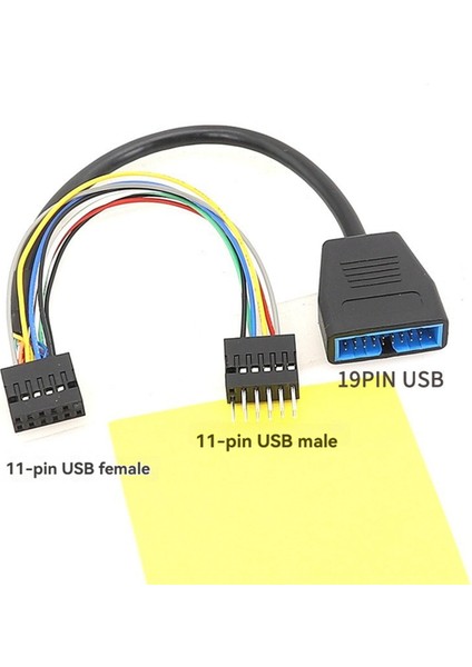 Yüksek Hızlı 11PIN USB Dişi - 11PIN USB Erkek 19PIN USB Kablosu Lenovo Bilgisayar Veri Aktarımı ve Şarjı Için (Yurt Dışından) indirimleri
