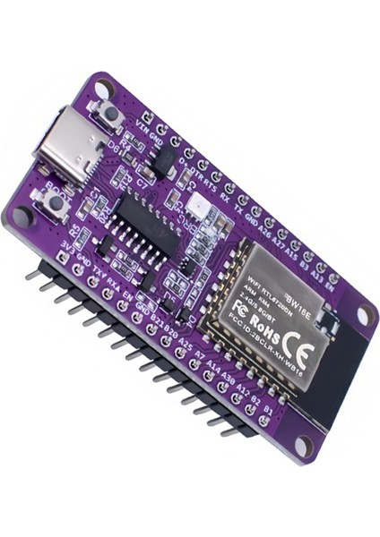 RTL8720DN Çift Bantlı Wifi Bluetooth Ble Modülü Nıcemcu BW16 Geliştirme Kartı Yerleşik Anten, Lehimli (Yurt Dışından) modelleri
