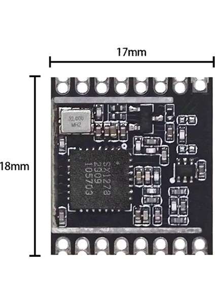 Lora Kablosuz Alıcı-Verici Modülü 433M Uzun Mesafe Rf Şeffaf Iletişim SX1278 (Yurt Dışından) modelleri