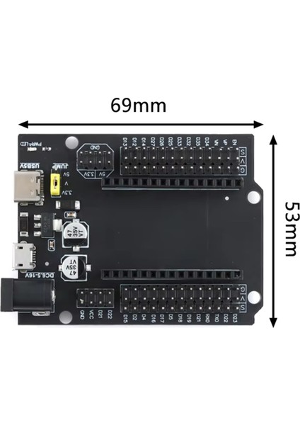 ESP32-WROOM-32 Genişleme Geliştirme Kartı Devkıt V1 30P Güç Kartı Modülü ESP32S Shield Geliştirme Genişleme Kartı (Yurt Dışından) indirimleri