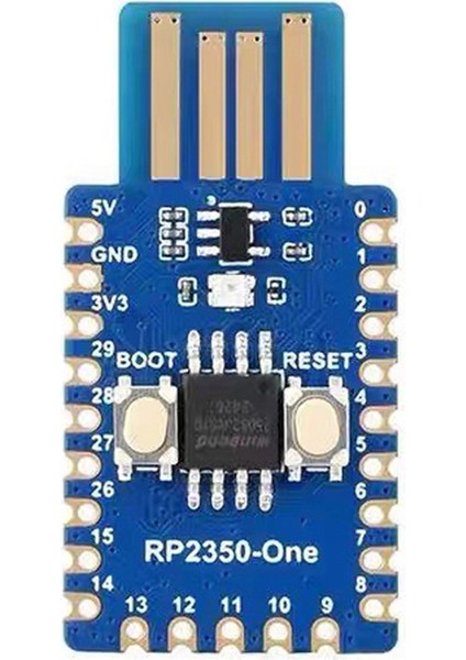 RP2350-ONE Mini Geliştirme Kartı Raspberry Pi Mikrodenetleyici Için RP2350 USB Geliştirme Kartı Tip-A Sürümü 4mb Flash (Yurt Dışından) fiyatları