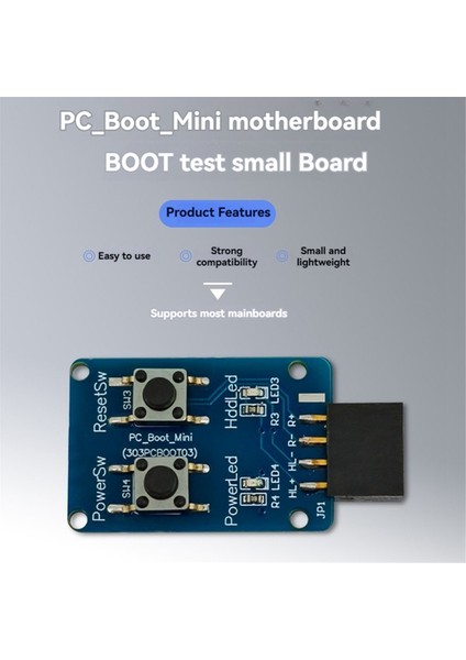 Pc-Boot-Mini Anakart Önyükleme Test Kartı 9 Pin Pc Anakartı Için Pc Açma/kapama Düğmesi (Yurt Dışından) indirimleri