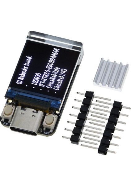 T-Qt V1.1 ESP32-S3 GC9107 0.85 Inç LCD Ekran Modülü Geliştirme Kartı Wıfı Bluetooth Tam Renkli IPS 128X128 Ekran (Yurt Dışından)
