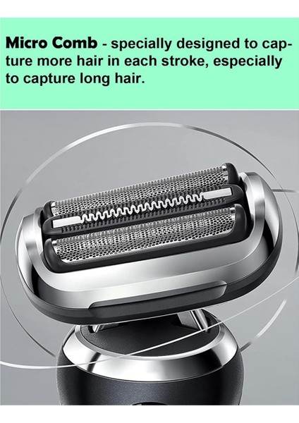 Braun Elektrikli Tıraş Makinesi 7020S 7025S 7085CC 7027CS 7071CC 7075CC Için 7 Serisi Yedek Başlık 73S (Yurt Dışından) fiyatları