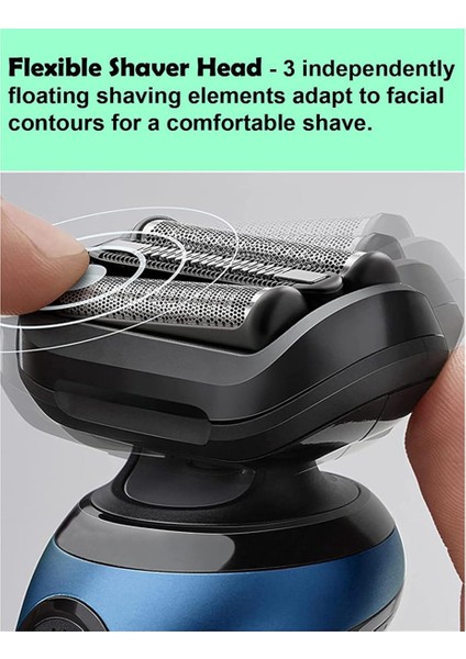 Braun Elektrikli Tıraş Makinesi 7020S 7025S 7085CC 7027CS 7071CC 7075CC Için 7 Serisi Yedek Başlık 73S (Yurt Dışından) indirimleri