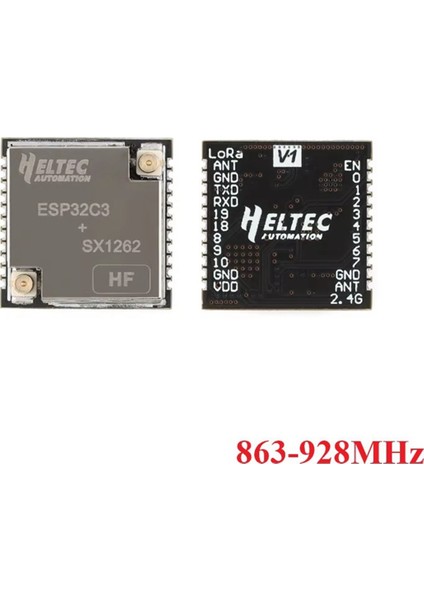 H Eltec Automatıon HT-CT62 ESP32C3 SX1262 Lora Düğüm Modülü Bluetooth Lora Lorawan Düğüm Wifi Kablosuz Modülü 863-928MHZ (Yurt Dışından) fiyatları