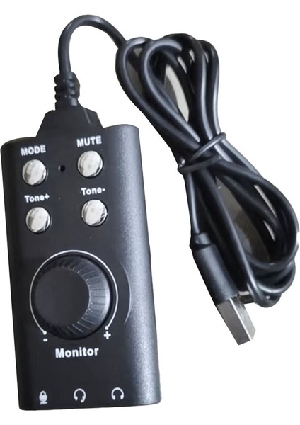 Ses Değiştirici Taşınabilir Ses Modülatörü El Tipi Ses Kartı Ses Çok Fonksiyonlu Efekt Makinesi Oyun Için (Yurt Dışından)