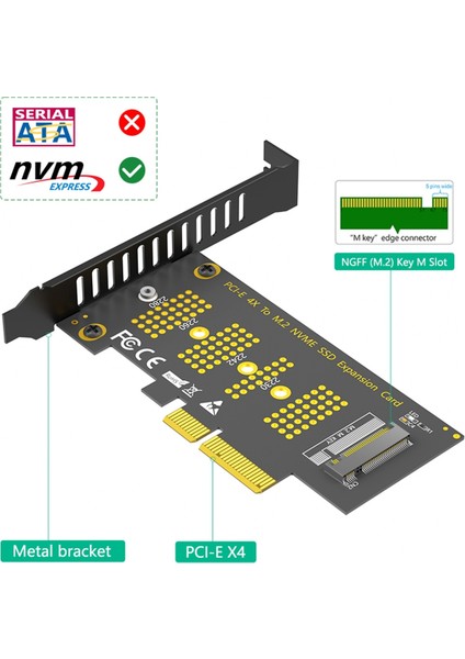 M.2 Ngff Nvme Ssd'den Pcı-E 3.0 4x Adaptörüne Pcıe 4x'ten M.2 Nvme SSD Genişletme Kartına (Yurt Dışından) modelleri