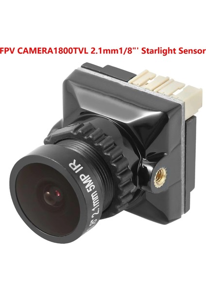 Fpv Kamera 1800TVL 5mp 2.1mm 1/8 Inç Starlight Sensörü 5V-40V Ntsc/pal Osd ile Rc Fpv Yarış Drone Dıy Parçaları Siyah (Yurt Dışından) fırsatları