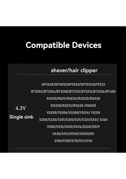 5 Paket 4.3V/8V/15V Tip-C Şarj Adaptörü Usb-C Şarj Dönüştürücüsü Philips Norelco Oneblade Serisi Elektrikli Tıraş Makinesi Için (Yurt Dışından) indirimleri