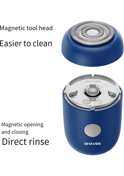 Mini Elektrikli Tıraş Makinesi USB Şarj Edilebilir Taşınabilir Elektrikli Tıraş Makinesi Erkekler ve Kadınlar Için Su Geçirmez Seyahat Tıraş Makinesi (Yurt Dışından) indirimleri