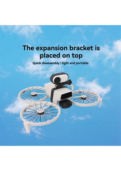 Djı Flip Drone Uzatma Üst Genişletme Braketi GOPRO/GO3S Adaptör Braketi Aksesuarları Için Üst Aksiyon Kamera Tutucu (Yurt Dışından) fırsatları