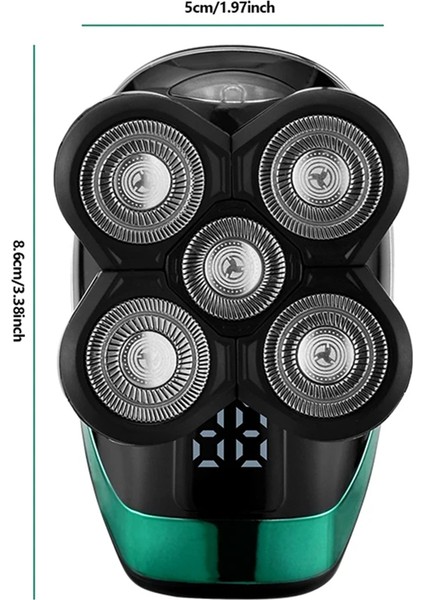 5'i 1 Arada Şarj Edilebilir Elektrikli Tıraş Makinesi, Tıraş Kılı Kesme Burun Kılı, Kulak Kılı Düzeltici, Erkekler Için Yüz Temizleme Fırçası (Yurt Dışından) fiyatları