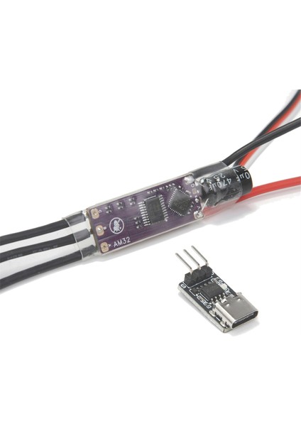 AM32 40A 32-Bit Mini Esc Programlama Bec Pwm Parametre Dönüştürücüsü Rc Paletli Araba Eksenel Fpv Drone Motor Parçası (Yurt Dışından)